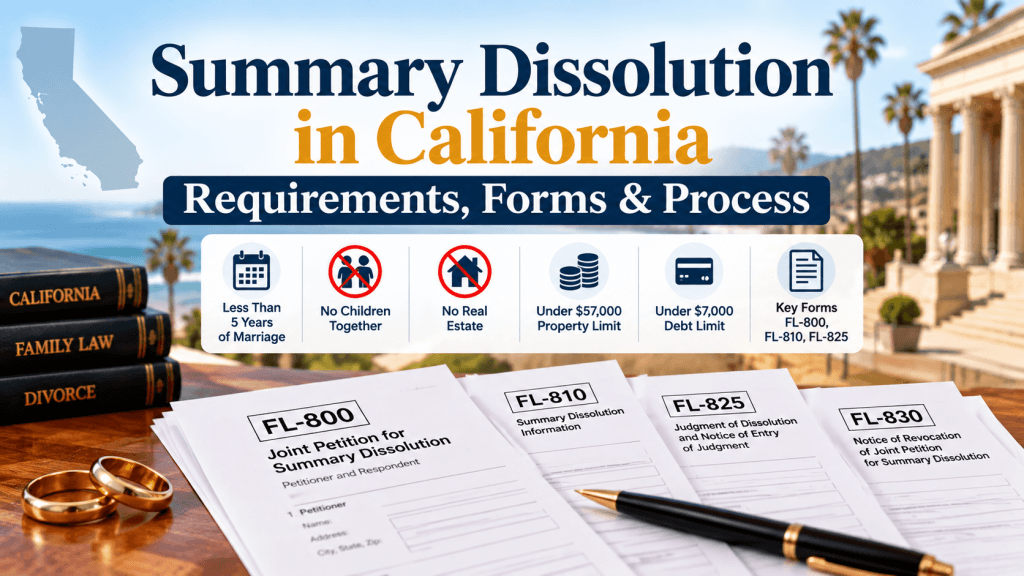 California-Summary-Dissolution