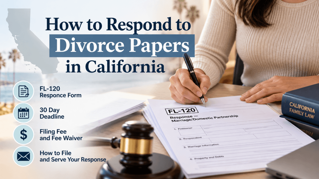 How to Respond to Divorce Papers in California